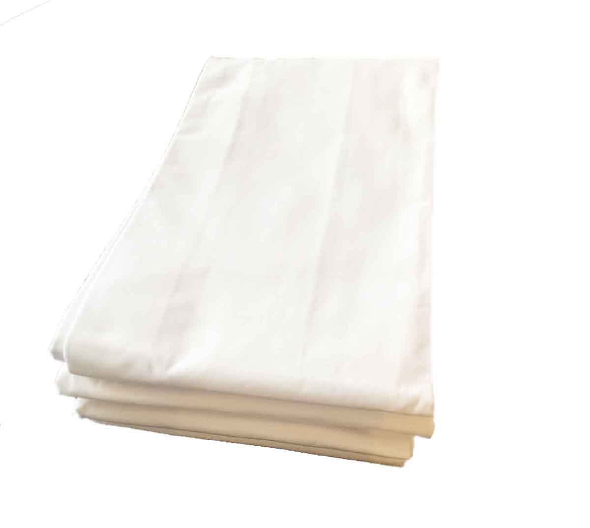 Sábana bajera individual THOMASTON 180 FILS 50/50 poliéster/algodón, made in USA